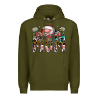 Army Green volleyball mom Premium Hoodie - SublimationCraftShop