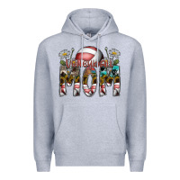 Heather Grey volleyball mom Premium Hoodie - SublimationCraftShop