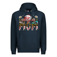 Navy volleyball mom Premium Hoodie - SublimationCraftShop