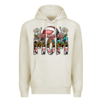 Oatmeal Heather volleyball mom Premium Hoodie - SublimationCraftShop