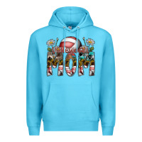 Ocean Blue volleyball mom Premium Hoodie - SublimationCraftShop