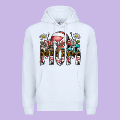 Volleyball Mom Premium Hoodie Designed By Sublimationcraftshop