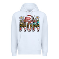 White volleyball mom Premium Hoodie - SublimationCraftShop