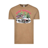 Vintage Coffee merry christmas gnomies Vintage Tee - FaDigitalArtStudio