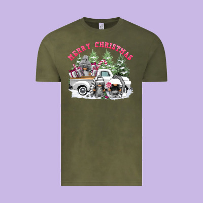 Merry Christmas Gnomies Vintage Tee Designed By Fadigitalartstudio