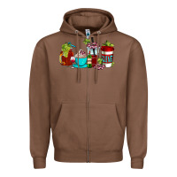 Chestnut wine coffee cups Zipper Hoodie - AdoDesignShop