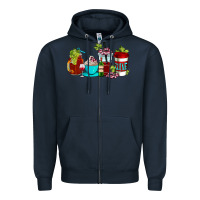 Navy wine coffee cups Zipper Hoodie - AdoDesignShop