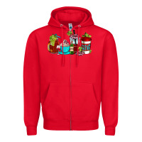 Red wine coffee cups Zipper Hoodie - AdoDesignShop