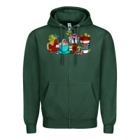 Sports Green wine coffee cups Zipper Hoodie - AdoDesignShop