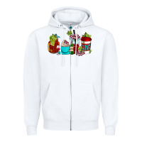 White wine coffee cups Zipper Hoodie - AdoDesignShop