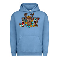 Pigment Pebble Blue christmas joy Urban Hoodie - JahusDesignShop
