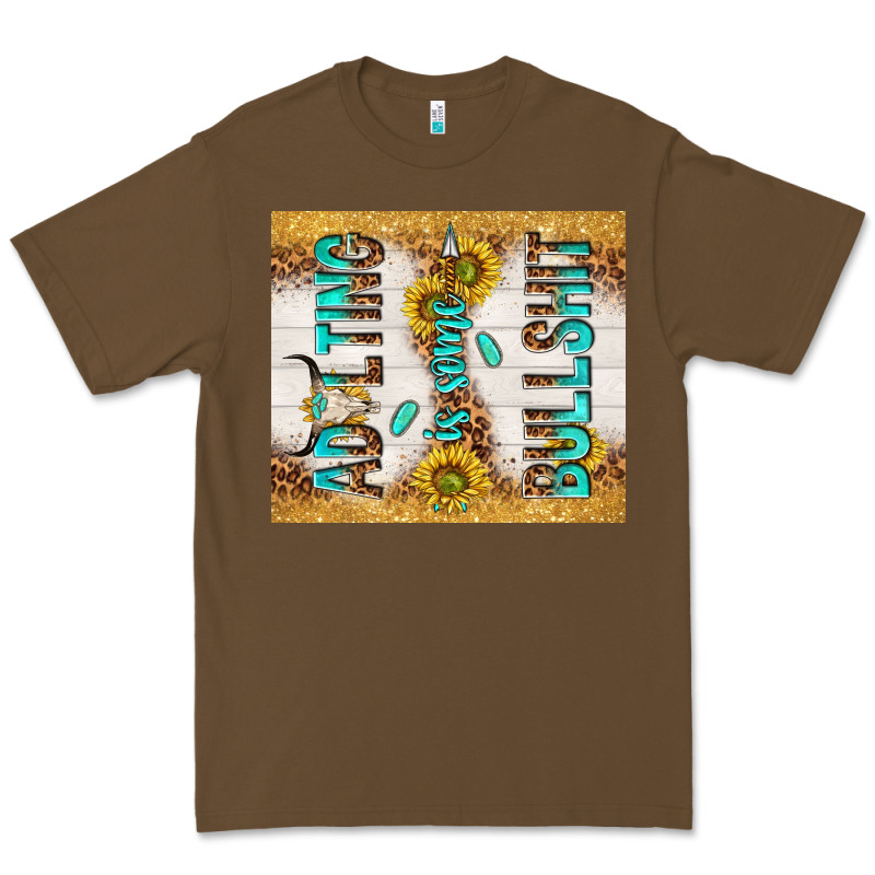 Adulting Is Some Bullshit Premium Tee by TumblerDesignByShophia | Teevron
