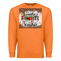 Carrot santa's favorite teacher Premium Sweatshirt - AdoDesignShop