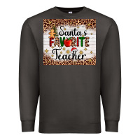 Smoke santa's favorite teacher Premium Sweatshirt - AdoDesignShop