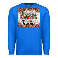 True Royal santa's favorite teacher Premium Sweatshirt - AdoDesignShop