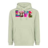 Matcha love with braunvieh cow Heavyweight Hoodie - AdoDesignShop