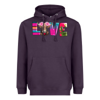 Plum love with braunvieh cow Heavyweight Hoodie - AdoDesignShop
