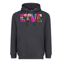 Smoke love with braunvieh cow Heavyweight Hoodie - AdoDesignShop
