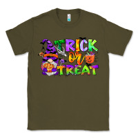 Army Green trick or treat gnome Classic Tee - CowGirlArtShop