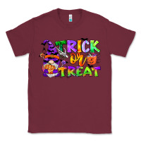 Burgundy trick or treat gnome Classic Tee - CowGirlArtShop