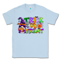 Dusty Blue trick or treat gnome Classic Tee - CowGirlArtShop