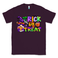 Plum trick or treat gnome Classic Tee - CowGirlArtShop