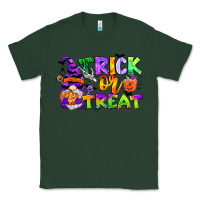 Sports Green trick or treat gnome Classic Tee - CowGirlArtShop