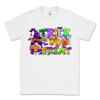 White trick or treat gnome Classic Tee - CowGirlArtShop