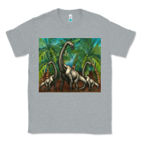 Heather Grey brachiosaurus Classic Tee - Artiststas