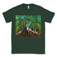 Sports Green brachiosaurus Classic Tee - Artiststas