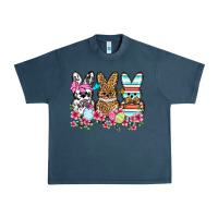 Midnight Navy Western Easter peeps Urban Heavy Tee - OliviaCreatesArt