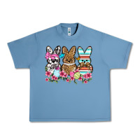 Pebble Blue Western Easter peeps Urban Heavy Tee - OliviaCreatesArt