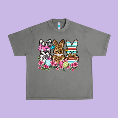 Western Easter Peeps Urban Heavy Tee Designed By Oliviacreatesart