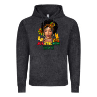 Vintage Black juneteenth 1865 black woman Vintage Hoodie - FaDigitalArtStudio