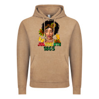 Juneteenth 1865 Black Woman Vintage Hoodie | Teevron