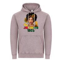 Vintage Zinc juneteenth 1865 black woman Vintage Hoodie - FaDigitalArtStudio