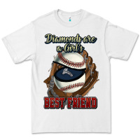 White Diamonds are a girl's best friend Baseball Premium Tee - HowdyJamesFarm