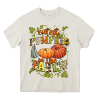 Cream Cutest pumpkin in the patch Heavy Core Tee - NancyCooperArtShop