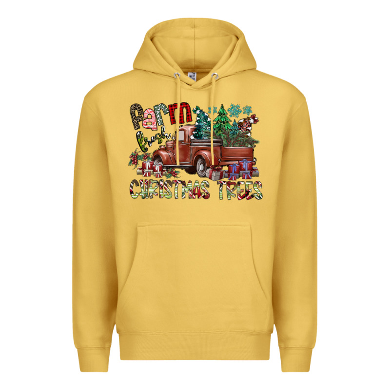 Fram Fresh Christmas Trees Premium Hoodie by SublimationCraftShop | Teevron