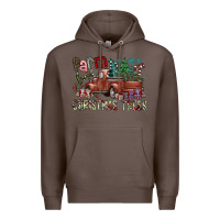 Coffee fram fresh christmas trees Premium Hoodie - SublimationCraftShop