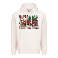 Pale Pink fram fresh christmas trees Premium Hoodie - SublimationCraftShop
