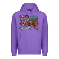 Purple fram fresh christmas trees Premium Hoodie - SublimationCraftShop