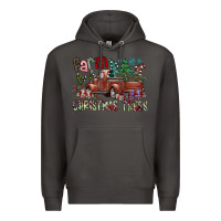 Smoke fram fresh christmas trees Premium Hoodie - SublimationCraftShop