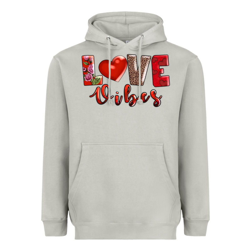 Love Vibes Heavyweight Hoodie by AdoDesignShop | Teevron