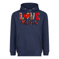 Navy love vibes Heavyweight Hoodie - AdoDesignShop