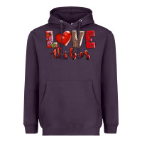 Plum love vibes Heavyweight Hoodie - AdoDesignShop