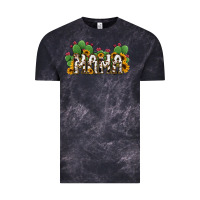 Cloud Black Cactus Cowhide Sunflower Mama and Mini Set Vintage Tee - Jasminsmagicworld
