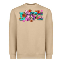 Love Stitch Heavyweight Sweatshirt | Teevron
