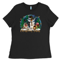Black christmas vibes Ladies Tee - CowGirlArtShop