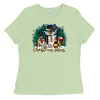 Matcha christmas vibes Ladies Tee - CowGirlArtShop
